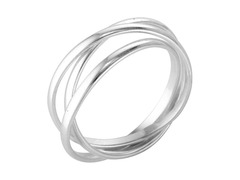 Серебряное кольцо 3 в 1  2306676Д